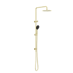 Round Project Twin Shower 4 Star Rating Brushed Gold