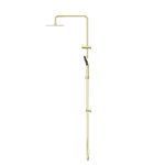 ROUND PROJECT TWIN SHOWER 4 STAR RATING BRUSHED GOLD (NR232105fBG)