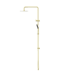 Round Project Twin Shower 4 Star Rating Brushed Gold