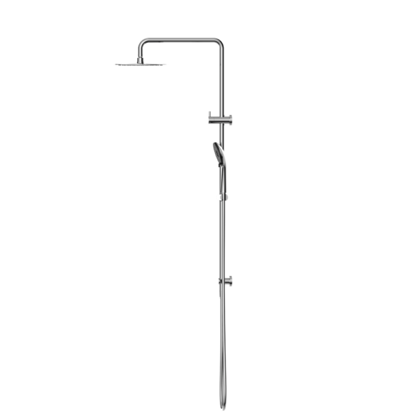 Round Project Twin Shower 4 Star Rating Chrome