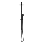 ROUND PROJECT TWIN SHOWER 4 STAR RATING MATTE BLACK (NR232105fMB)