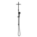 Round Project Twin Shower 4 Star Rating Matte Black