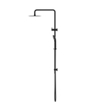 ROUND PROJECT TWIN SHOWER 4 STAR RATING MATTE BLACK (NR232105fMB)