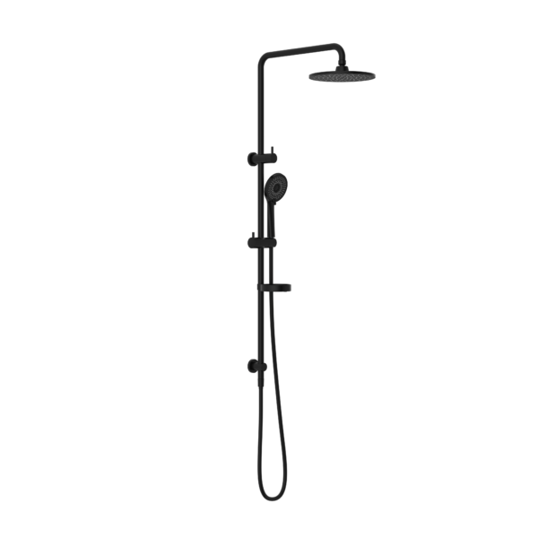 BUILDER PROJECT TWIN SHOWER SET MATTE BLACK (NR232105MB)