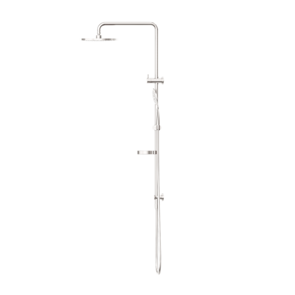 BUILDER PROJECT TWIN SHOWER BRUSHED NICKEL (NR232105cBN)