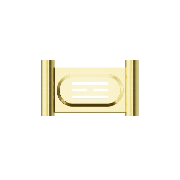 NEW MECCA SOAP DISH HOLDER BRUSHED GOLD (NR2381BG)
