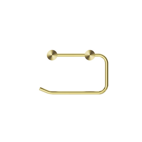 NEW MECCA TOILET ROLL HOLDER BRUSHED GOLD (NR2386BG)