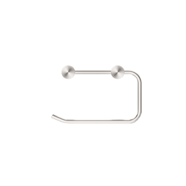 NEW MECCA TOILET ROLL HOLDER BRUSHED NICKEL (NR2386BN)