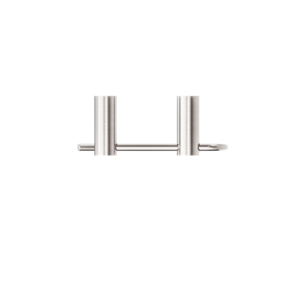 NEW MECCA TOILET ROLL HOLDER BRUSHED NICKEL (NR2386BN)