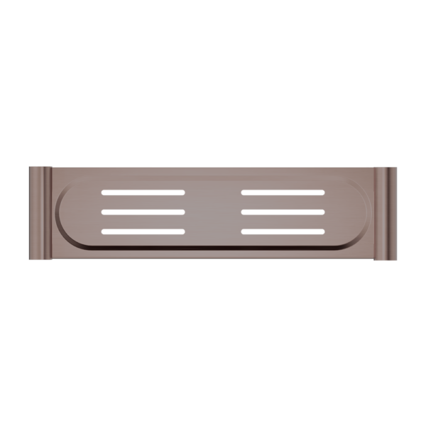 NEW MECCA METAL SHOWER SHELF BRUSHED BRONZE (NR2387aBZ)