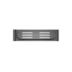 NEW MECCA METAL SHOWER SHELF GUN METAL  (NR2387aGM)