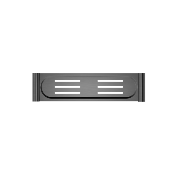 NEW MECCA METAL SHOWER SHELF GUN METAL  (NR2387aGM)