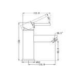 Basin Mixers Brushed Nickel Dolce Range - Royal Bath & Kitchen - Image 4