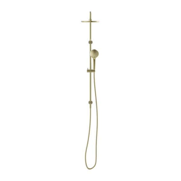 Round Twin Shower With Air Shower I Brushed Gold (NR250805d01BG)