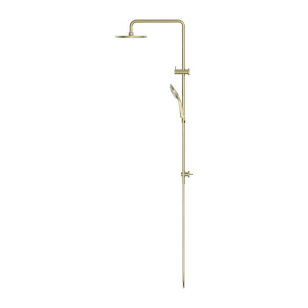 Round Twin Shower With Air Shower I Brushed Gold (NR250805d01BG)
