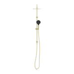 Round Twin Shower With Air Shower II Brushed Gold (NR250805d02BG)
