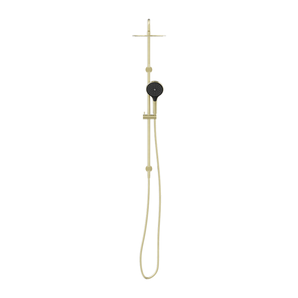Round Twin Shower With Air Shower II Brushed Gold (NR250805d02BG)