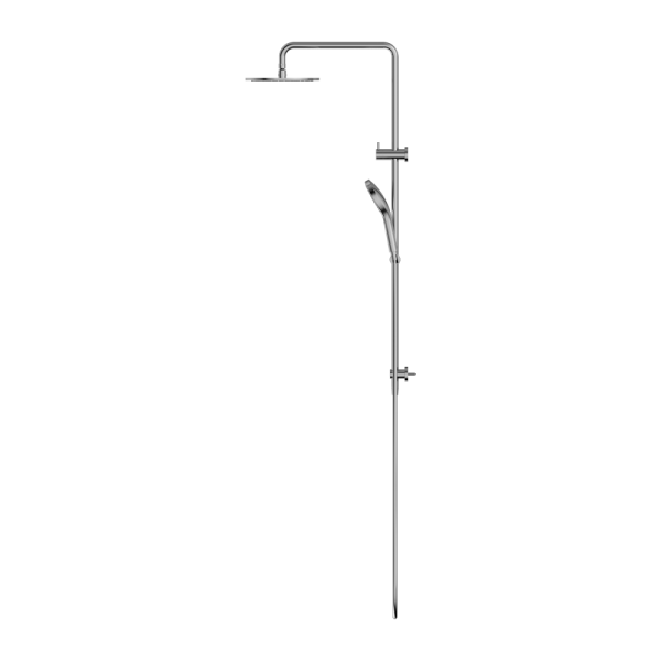 Round Twin Shower With Air Shower II Chrome (NR250805d02CH)