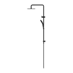 Round Twin Shower With Air Shower II Matte Black (NR250805d02MB)