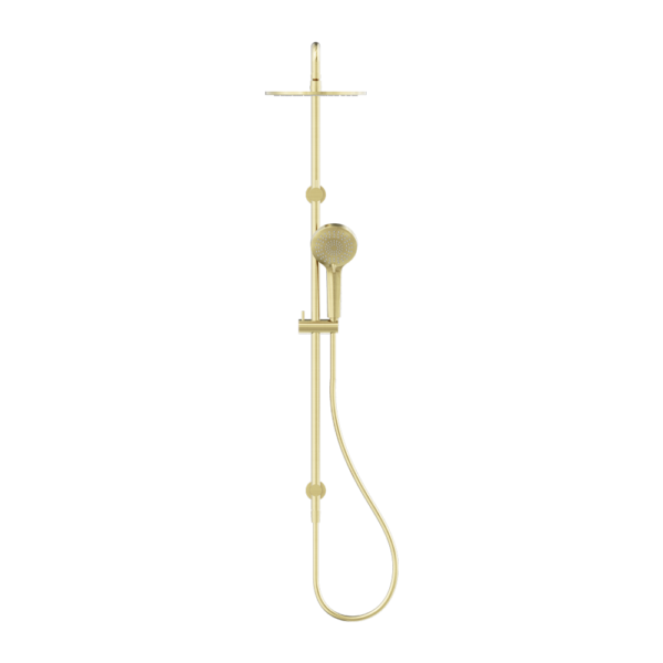 Round Twin Shower Brushed Gold (NR250805dBG)