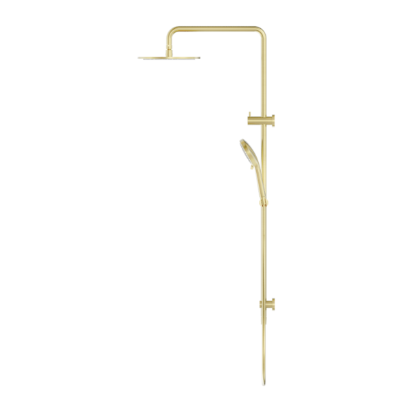 Round Twin Shower Brushed Gold (NR250805dBG)