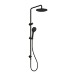 Round Twin Shower Matte Black (NR250805dMB)