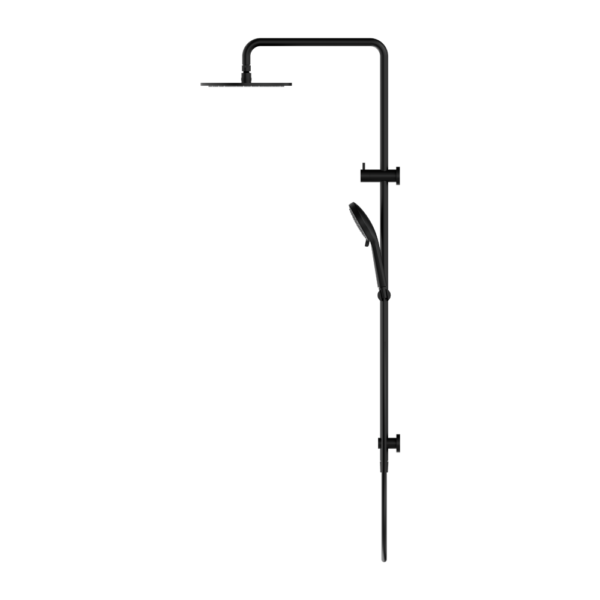 Round Twin Shower Matte Black (NR250805dMB)