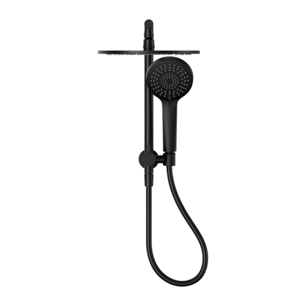 Mecca 2 In 1 Twin Shower Matte Black (NR250805eMB)