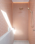 OPAL SHOWER ON BRACKET WITH AIR SHOWER BRUSHED GOLD (NR251905BG)