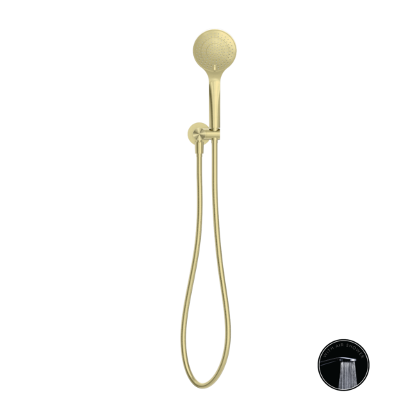 OPAL SHOWER ON BRACKET WITH AIR SHOWER BRUSHED GOLD (NR251905BG)