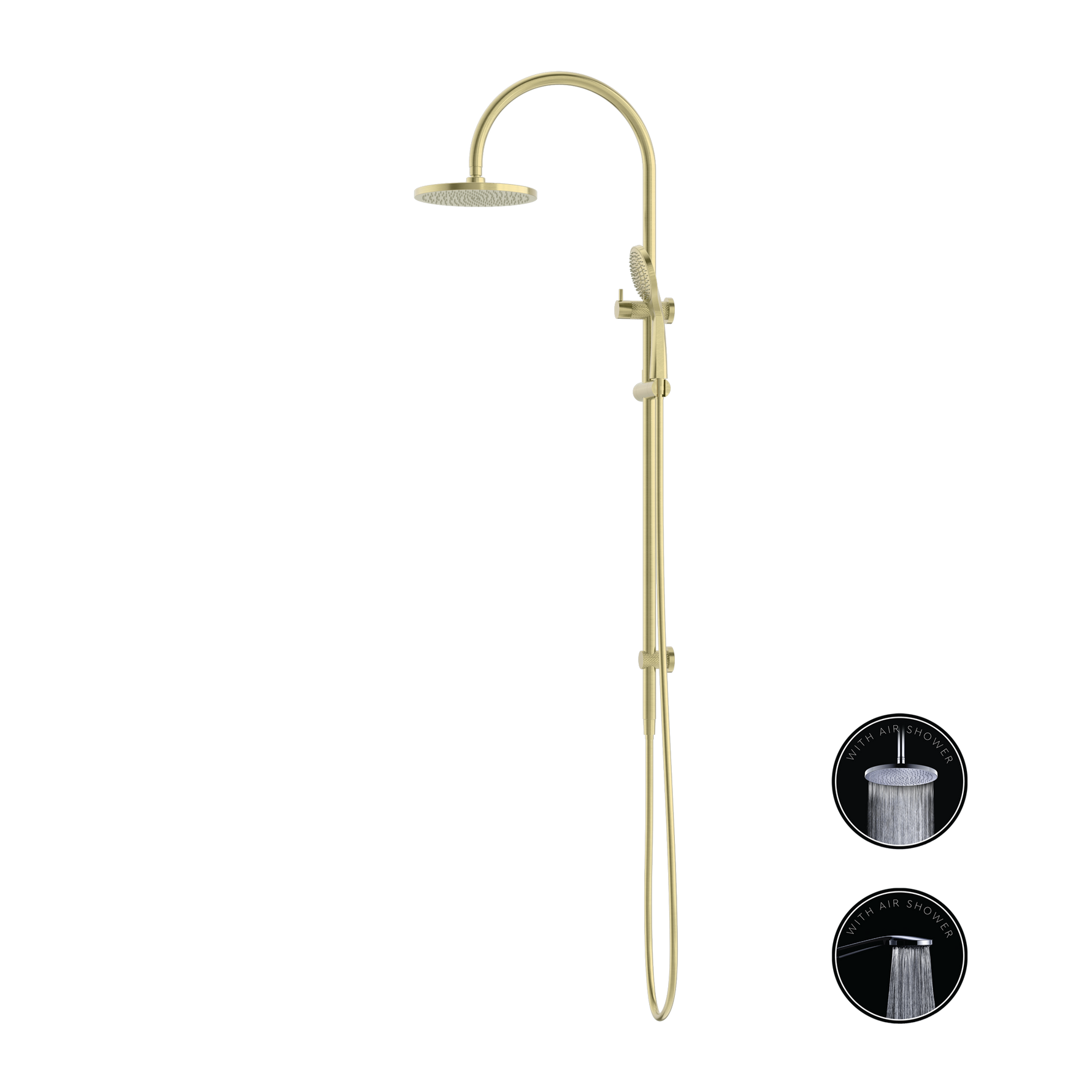 Opal Twin Shower Set With Air Shower Bg Nr251905Bbg
