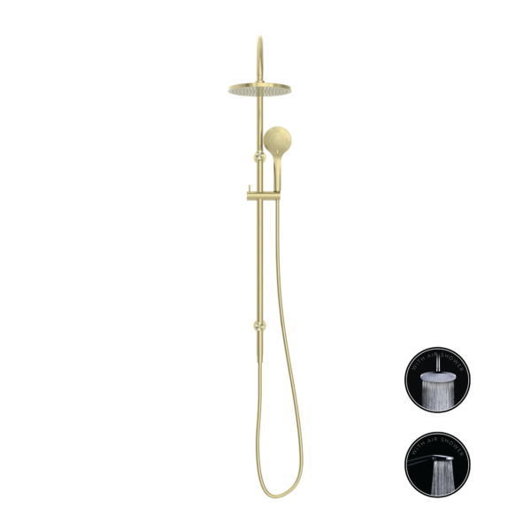 OPAL TWIN SHOWER WITH AIR SHOWER BRUSHED GOLD (NR251905bBG)