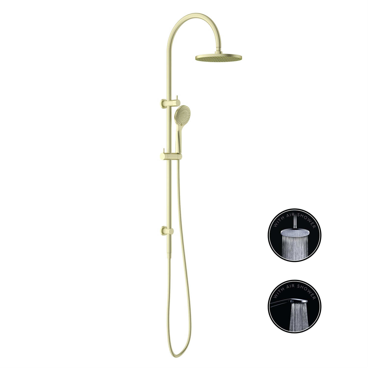 Opal Twin Shower Set With Air Shower Bg Nr251905Bbg