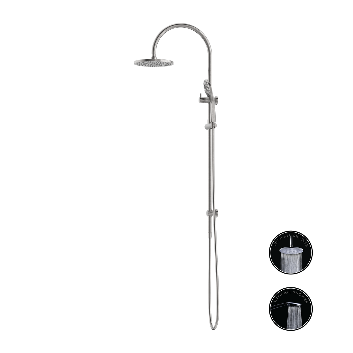Opal Twin Shower Set With Air Shower Bn Nr251905Bbn