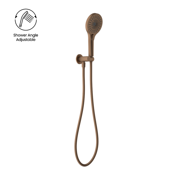 OPAL SHOWER ON BRACKET BRUSHED BRONZE (NR251905cBZ)
