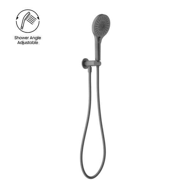 OPAL SHOWER ON BRACKET GRAPHITE (NR251905cGR)