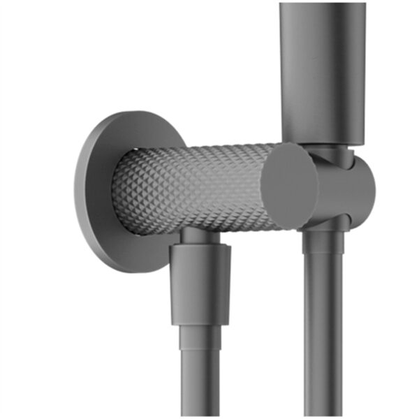 OPAL SHOWER ON BRACKET GRAPHITE (NR251905cGR)
