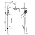 Opal Twin Shower Set Bg Nr251905Ebg