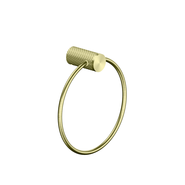 OPAL TOWEL RING BRUSHED GOLD (NR2580aBG)