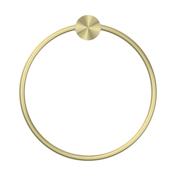 OPAL TOWEL RING BRUSHED GOLD (NR2580aBG)