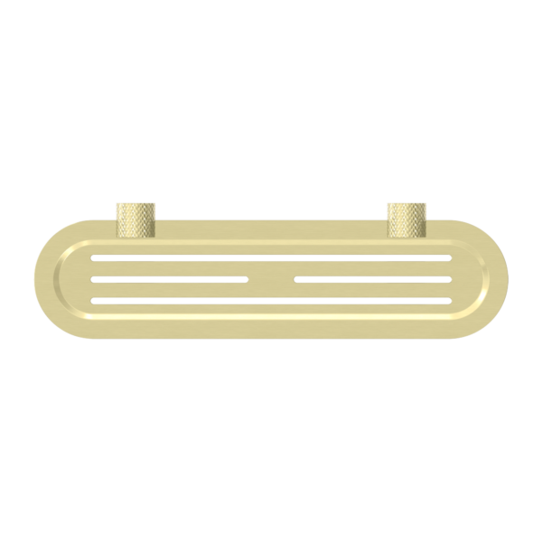 OPAL METAL SHOWER SHELF BRUSHED GOLD (NR2587aBG)