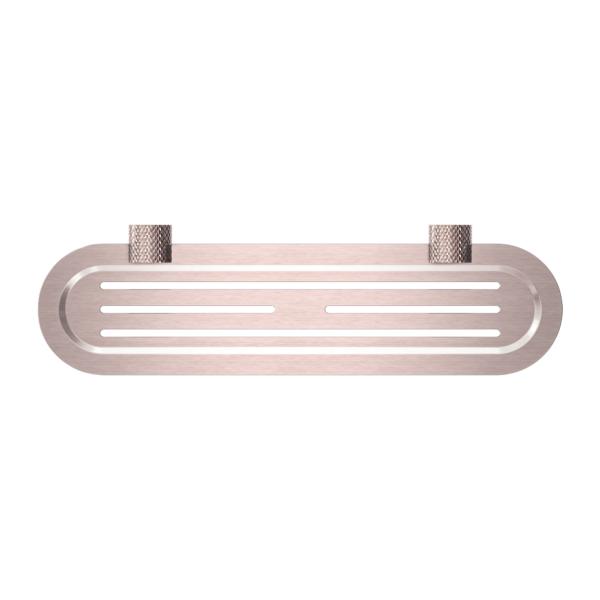 OPAL METAL SHOWER SHELF BRUSHED BRONZE (NR2587aBZ)