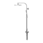 ASTRA RAIN ROUND TWIN SHOWER DOUBLE HOSE CHROME (NR281305bCH)
