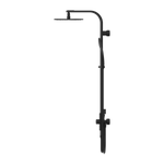 ASTRA RAIN ROUND TWIN SHOWERDOUBLE HOSE MATTE BLACK (NR281305bMB)