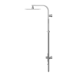 ASTRA RAIN SQUARE TWIN SHOWER SINGLE HOSE CHROME (NR281305cCH)