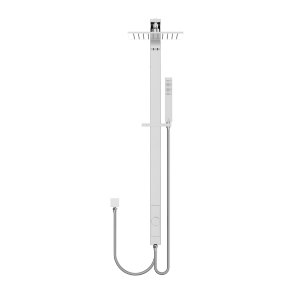 ASTRA RAIN SQUARE TWIN SHOWER DOUBLE HOSE CHROME (NR281305dCH)