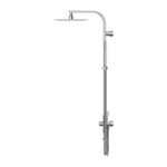 ASTRA RAIN SQUARE TWIN SHOWER DOUBLE HOSE CHROME (NR281305dCH)
