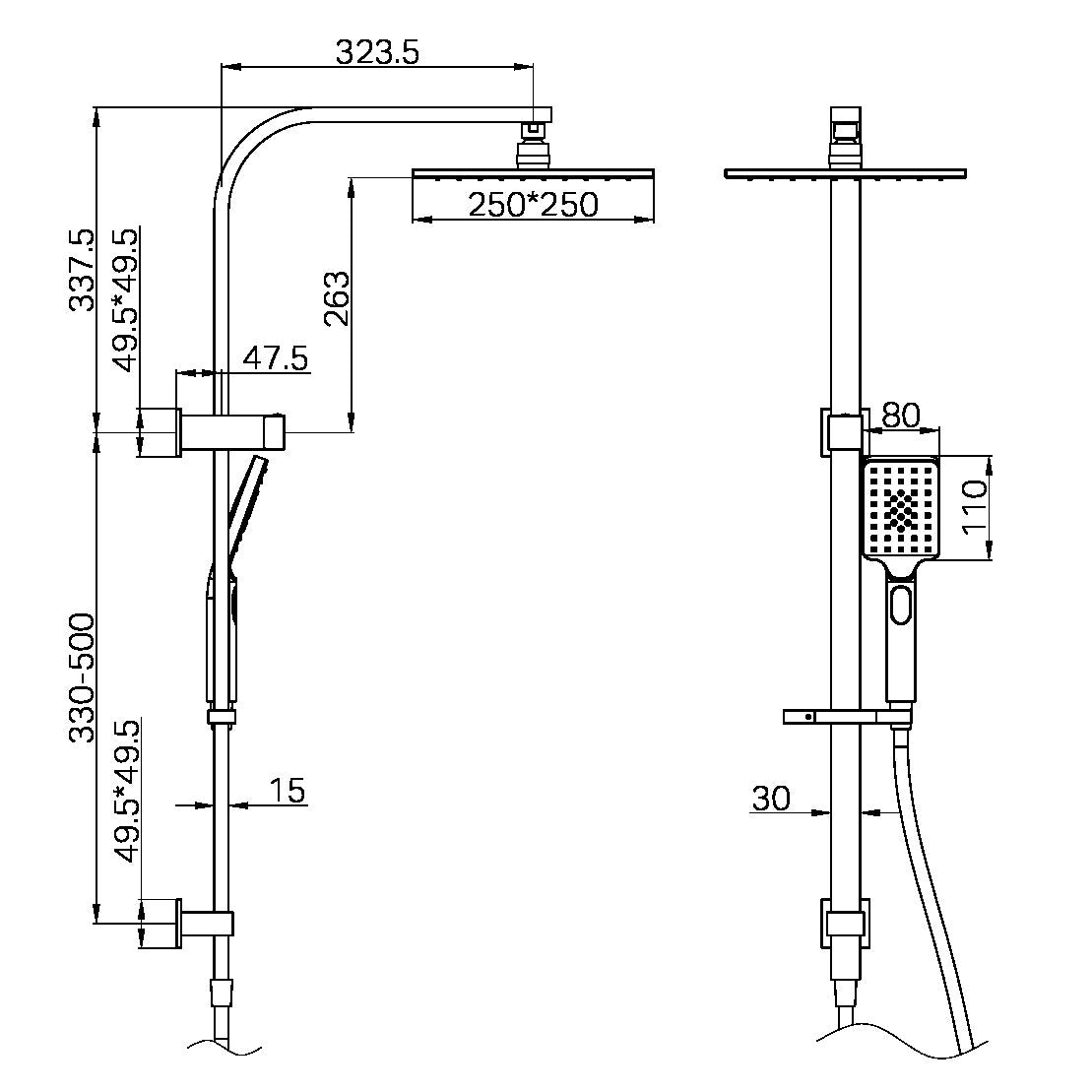 Celia New Shower Set Bn Nr301505Cbn