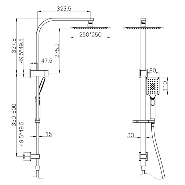 Celia New Shower Set Ch Nr301505Cch