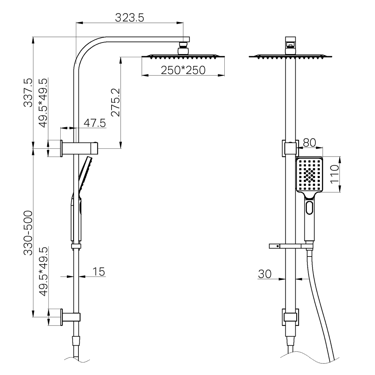 Celia New Shower Set Ch Nr301505Cch